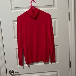 Talbot’s long sleeve turtleneck, reddish pink, size S